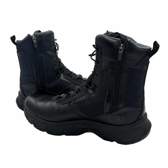 Under Armour Stellar Side Zip Tactical Boots Men's 12 black - Picture 4 of 6
